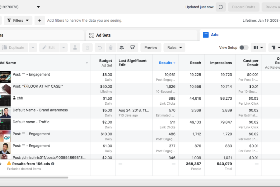 2020 Facebook Ad Design + Set-up